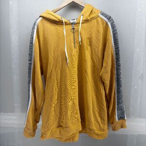 Victoria’s Secret Pink 1/4 Zip French Terry Soft Knit Hoodie Sweatshirt Large